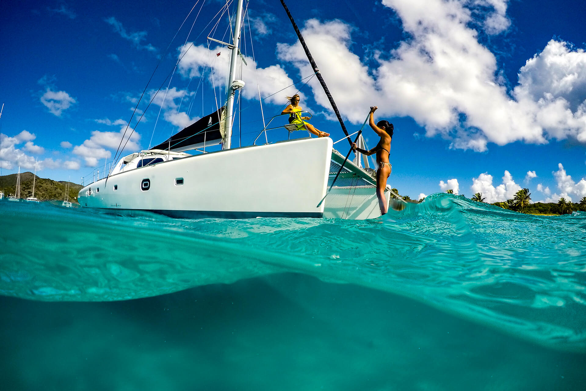 charter sailboat in caribbean