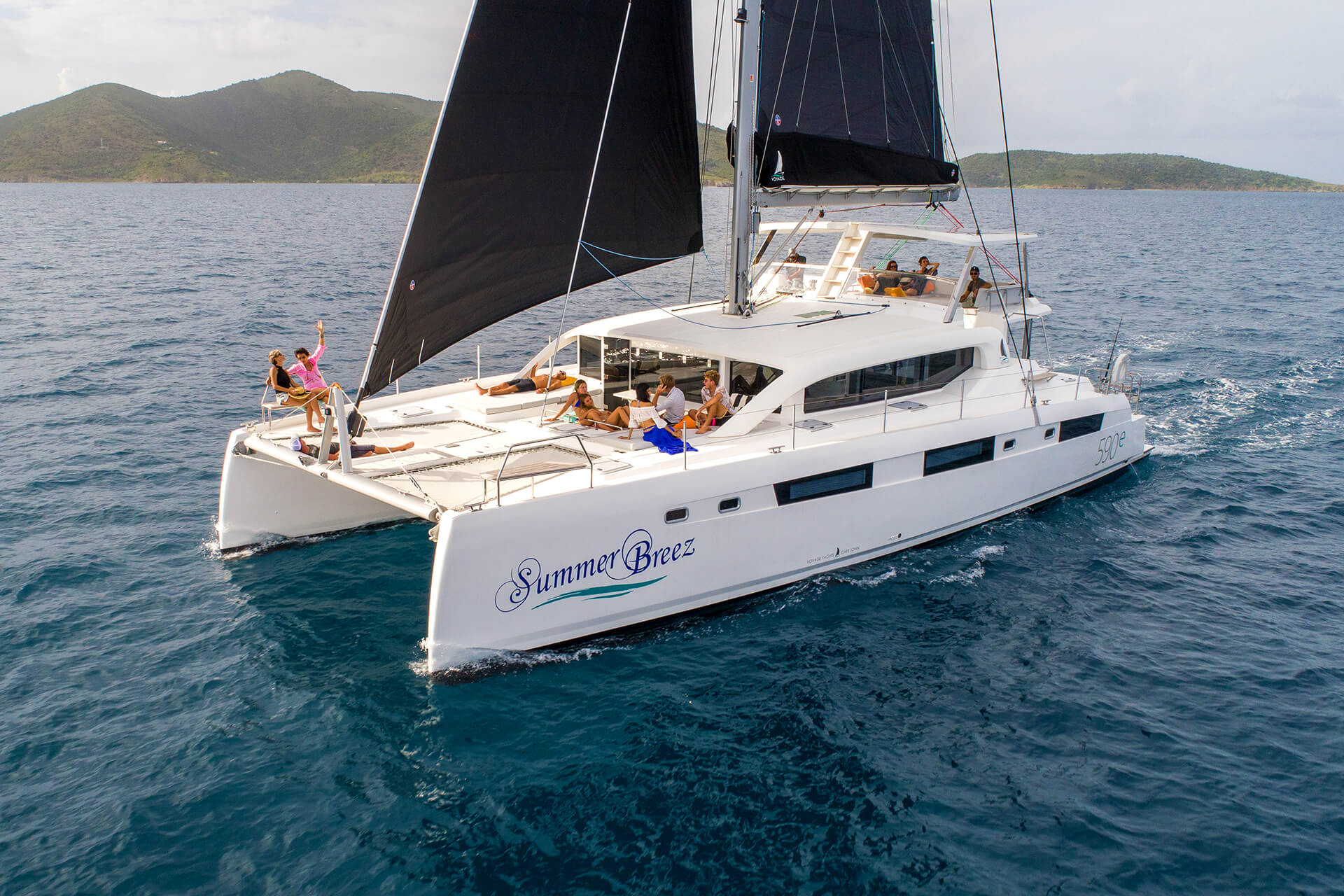 Yachts Electric Sailing, Sailing Catamaran, and Power Catamaran