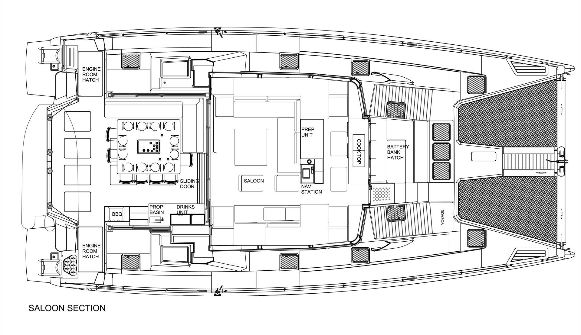 voyager yacht layout
